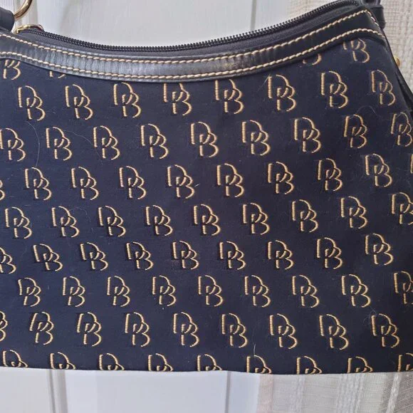 Dooney & Bourke Signature Small East West Slouch - Picture 3 of 13